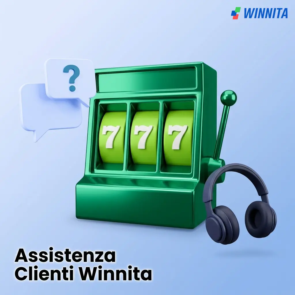 Team di assistenza clienti Winnita disponibile 24/7 tramite live chat, email e telefono per supporto completo