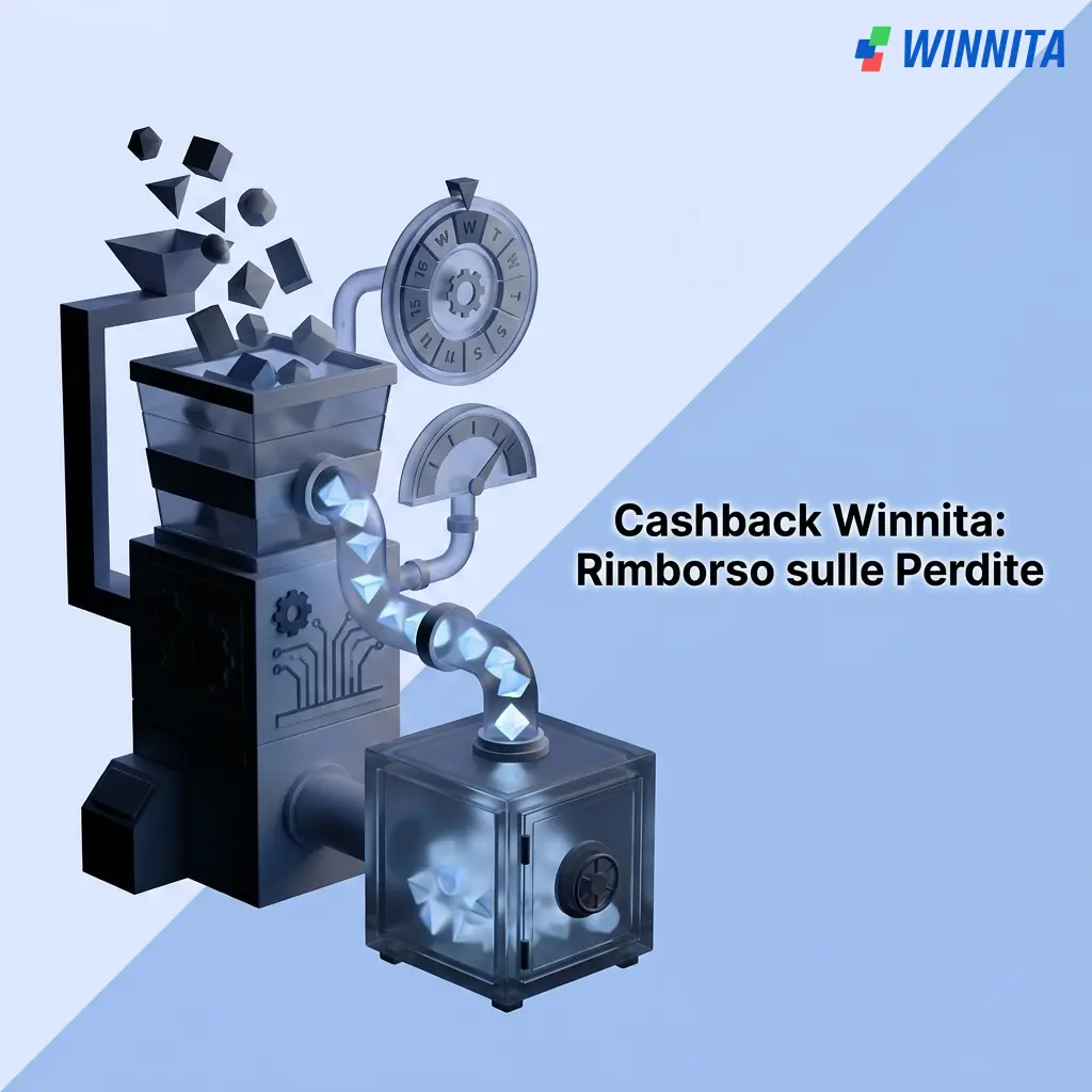 Cashback Winnita: rimborso fino al 10% sulle perdite nette settimanali, accreditato sul saldo reale entro 24 ore.
