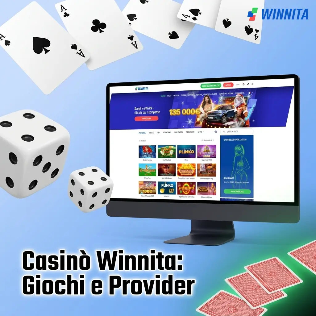 Winnita casinò: oltre 7.000 giochi tra slot, tavoli e live con provider come Pragmatic Play ed Evolution Gaming