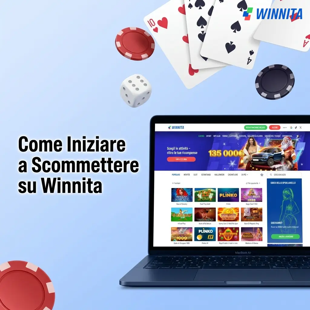 Guida passo passo per iniziare a scommettere su Winnita: registrazione, deposito e piazzare la prima puntata
