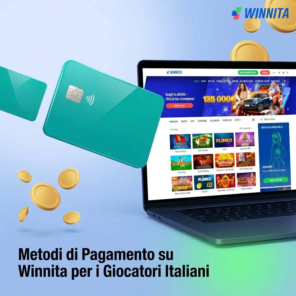 Metodi di pagamento Winnita per italiani: carte, portafogli digitali e criptovalute con depositi istantanei