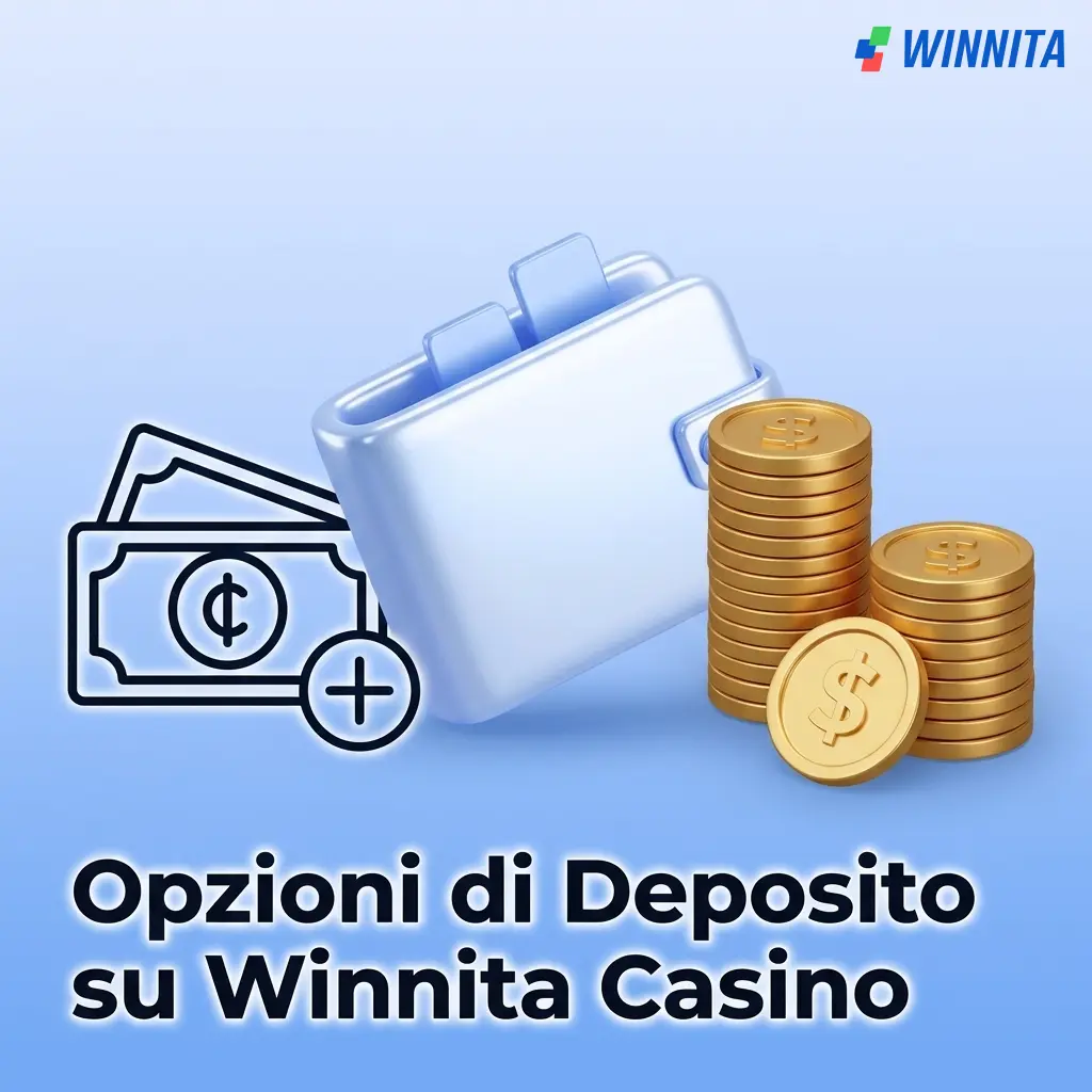 Metodi di deposito Winnita Casino: Visa, Mastercard, CartaSi, Postepay, Apple Pay e criptovalute per giocatori italiani