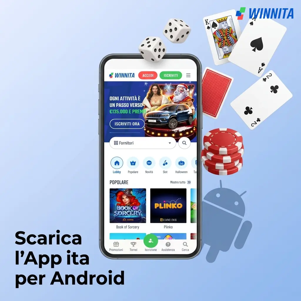 Guida download e installazione APK Winnita su Android con requisiti di sistema e dispositivi compatibili