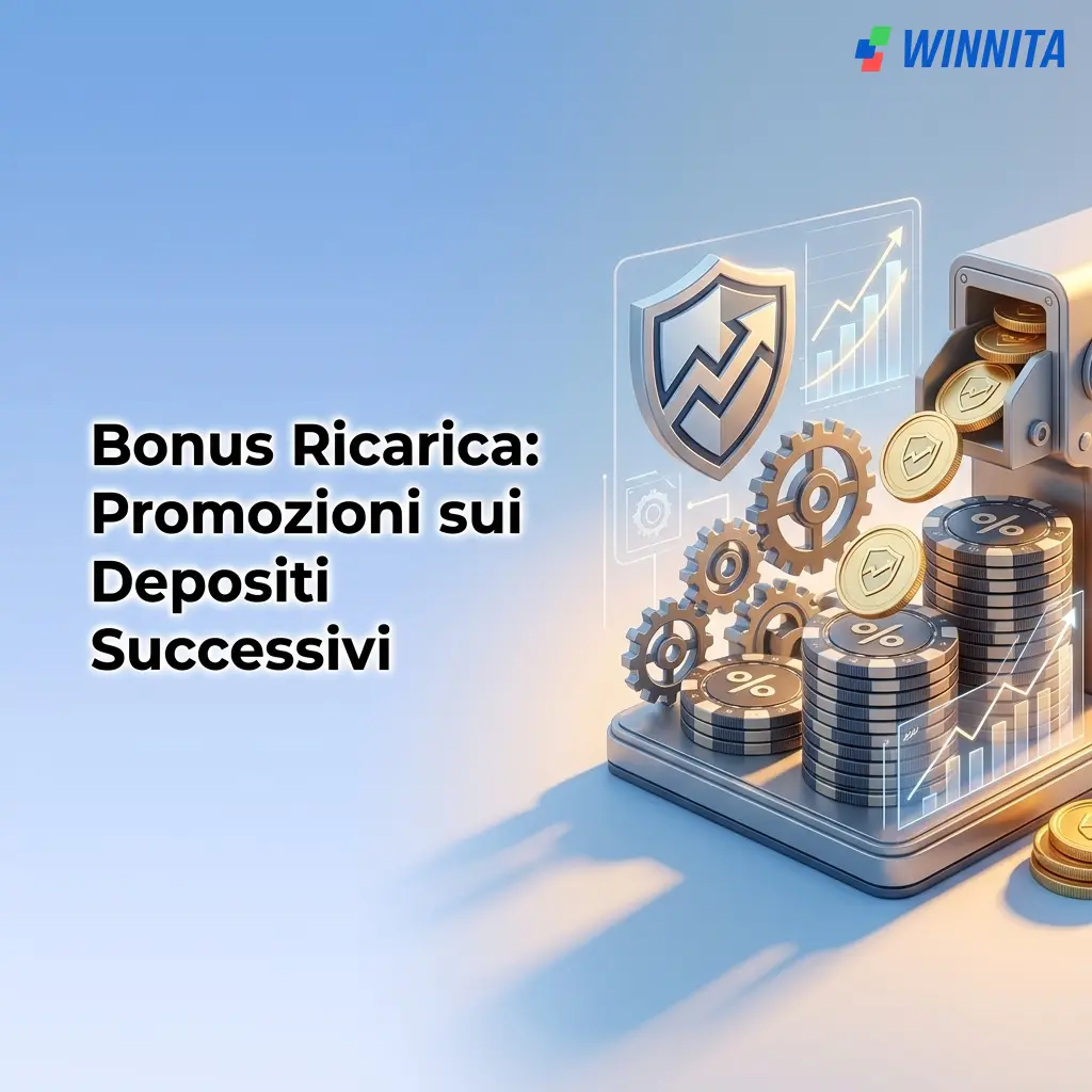 Bonus ricarica Winnita: promozioni sui depositi successivi con fino al 50% di bonus e requisito puntata 40x.