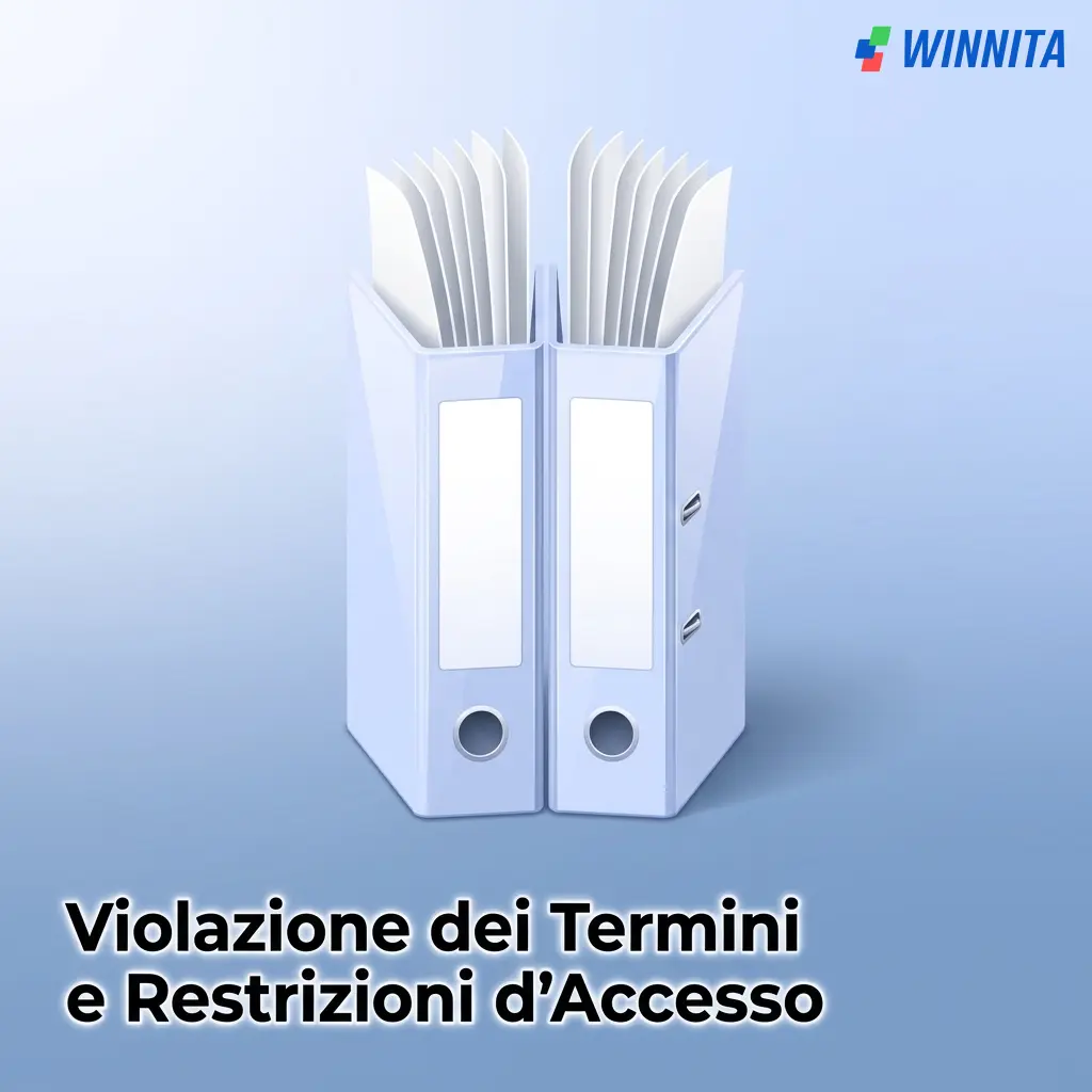 Violazione dei termini su Winnita: frode, bonus non autorizzati, account multipli e comportamenti vietati